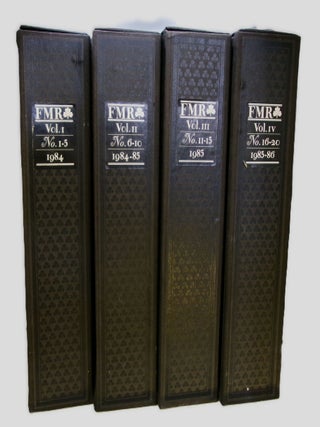 Item #14498 FMR The Magazine of Franco Maria Ricci Issues 1-20 in 4 slipcases. Franco Maria Ricci