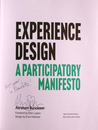Experience Design: A Participatory Manifesto