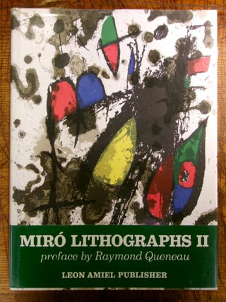 Item #14810 Joan Miro Lithographs Volume II. Raymond Queneau, Joan Miro