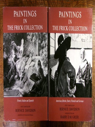 Item #14977 Paintings in the Frick Collection (2 Volume Set). Bernice Davidson
