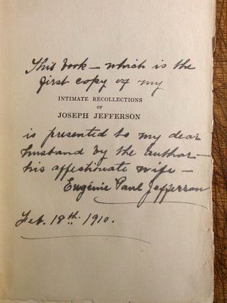 Intimate Recollections of Joseph Jefferson