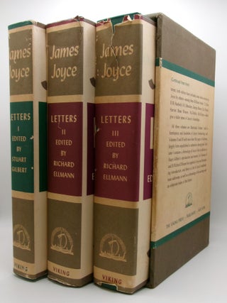Item #195 Letters of James Joyce Three Volume Set. James Joyce