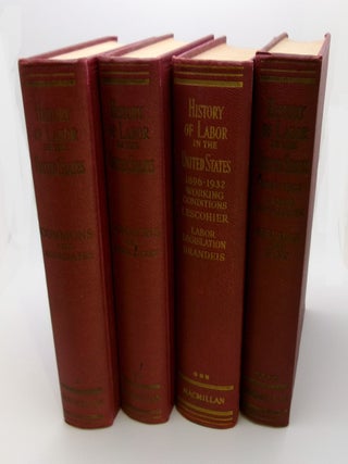 Item #5 History of Labor in the United States. et. al John Commons