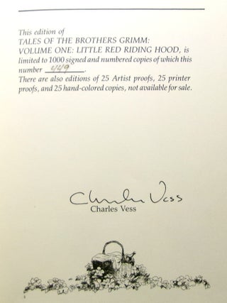 Tales from the Brothers Grimm: Volume One - Little Red Riding Hood (SIGNED)