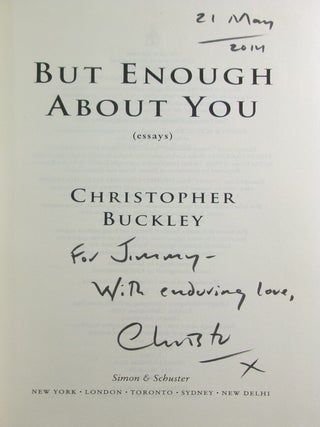 But Enough About You: Essays