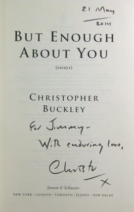 But Enough About You: Essays
