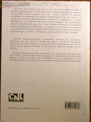 Dictionnaire George Sand (DR 36)