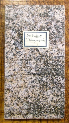 Item #mon0000010137 Jean Dubuffet: Lithographies. Serie des Phenomenes. Jean Dubuffet