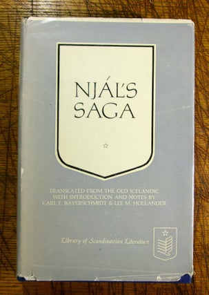 Item #mon0000012240 Njál's Saga. Carl F. Bayerschmidt, Lee M. Hollander