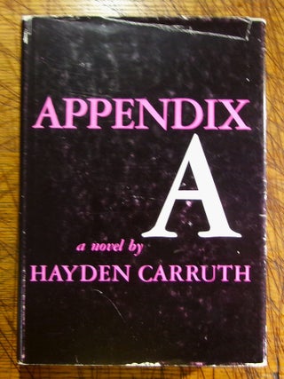 Item #mon0000012986 Appendix A. Hayden Carruth