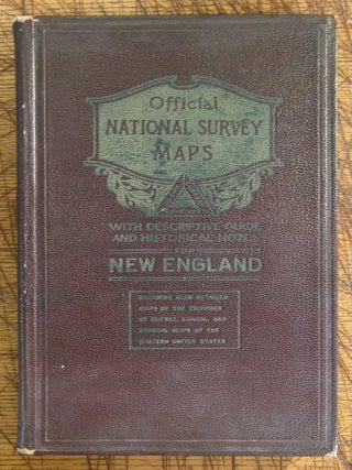 Item #mon0000014540 The OFFICIAL NATIONAL SURVEY MAPS and GUIDE for VERMONT and NEW HAMPSHIRE....