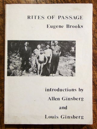Item #mon0000014937 Rites of Passage. Eugene Brooks, Allen Ginsberg, Louis Ginsberg, aka Eugene...