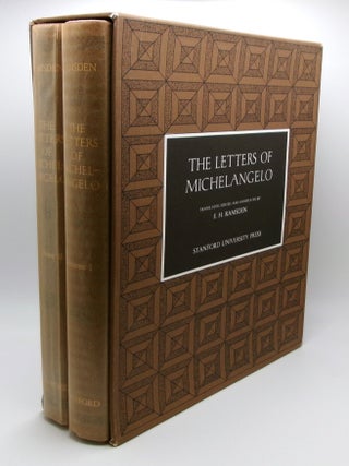 Item #mon0000018009 The Letters of Michelangelo. Translated from the original Tuscan edited and...